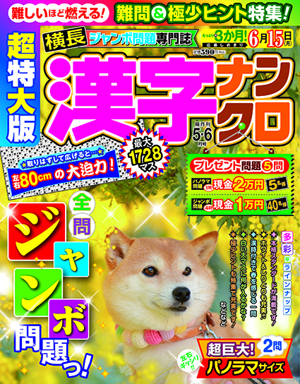 超特大版漢字ナンクロ2026年5-6月号