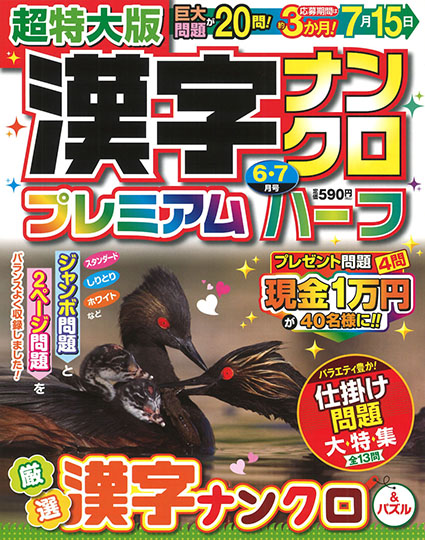 超特大版漢字ナンクロプレミアムハーフ2026年6・7月号